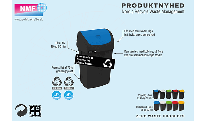 Bæredygtige affaldsbeholdere