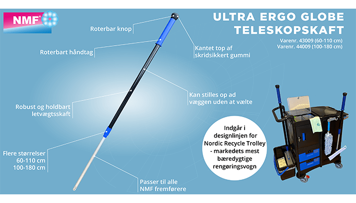 Ergonomisk teleskopskaft