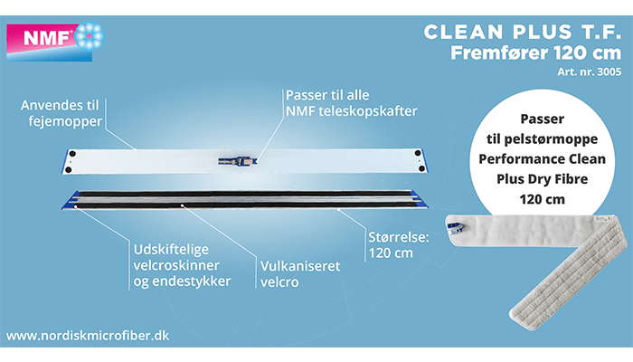 Produktnyhed velcrofremfører 120 cm