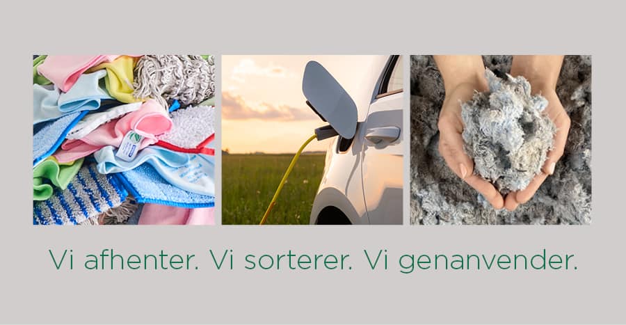Vi afhenter, sorterer og genanvender | Take back by NMF
